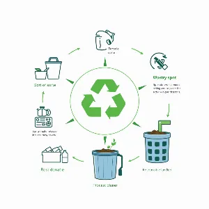 Eco-friendly Disposal Process Diagram
